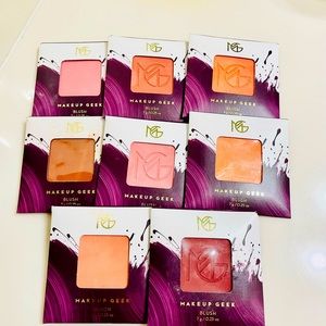 Blushes lot of (7)  by makeup geek